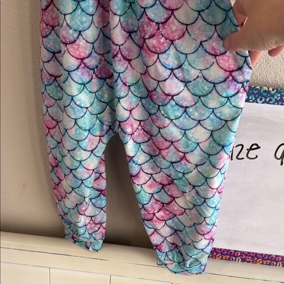 Colorful Mermaid Scale Jumpsuit - Picture 4 of 6